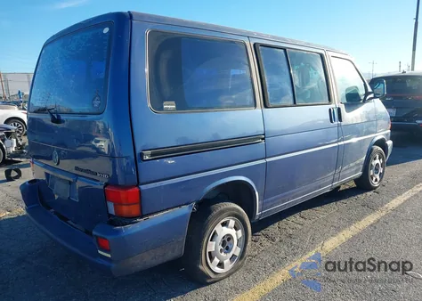 1999 Volkswagen Eurovan Mv from USA, damaged, VIN WV2MH2703XH001216